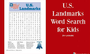 May 24, 2018 · 3. U S Landmarks Word Search For Kids Free Printable Do Play Learn