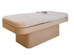 Electric Massage Bed Ninfea By Nilo Massage Bed Massage Room Wooden Cladding