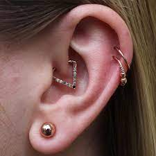 Diamond Daith Ring By Us Myla Ring By Bvla Ootd Goldforeverybody Cuteclients Dreamteam Girlsw Daith Piercing Jewelry Ear Jewelry Daith Piercing Healing