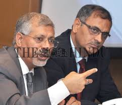 Mr Rakesh Kalra (left), Managing Director, Mahindra Navistar Automotives  Ltd and Mr Nalin Mehta, COO,...