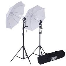 2 X 33 White 6500k Daylight 400w Soft Umbrella Reflector Photography Studio Lighting Kit Tableclothsfactory