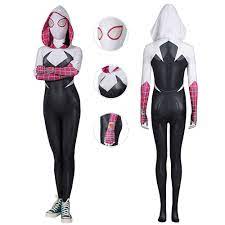 Spider-Man: Across The Spider-Verse Costume Spider-Gwen Gwen Stacy Cosplay  Suit | eBay