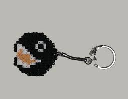Perler Porte Clef Mario Etoile Chomp Champignon Par Pixelartz