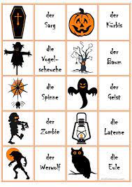 Werwolk spiel karten zum ausdrucken. Spiele Im Deutschunterricht Memory Halloween Erganzte Version Deutsch Daf Arbeitsblatter