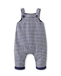Petit Bateau Salopette Lunga Bebe Vichy Blu Foderata Unisex Bambini Modelli Di Vestiti Per Bambini Vestiti Da Bambini Bambini