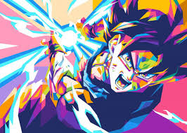 Goku Kamehameha Metal Poster Print Namrahc Kunatip Displate In 2020 Dragon Ball Wallpapers Dragon Ball Artwork Anime Dragon Ball Super