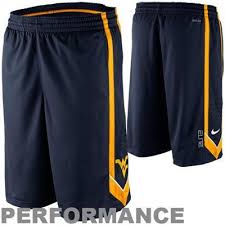 They are a member of the big 12 conference.wvu has won 13 conference tournament championships, and has 29 appearances in the ncaa tournament, including two final fours, most recently in 2010.the mountaineers have also appeared in 16 national invitation. Nike West Virginia Mountaineers Dri Fit Tourney 1 Basketball Shorts Navy Blue Roupas Esportivas Roupas Esportes