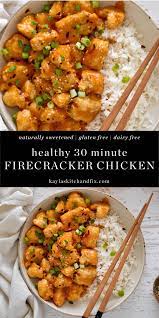 Gluten Free Firecracker Chicken - Kaylas Kitch And Fix Recipe Free Chicken Recipes Dairy Free Dinner Dairy Free Lunch