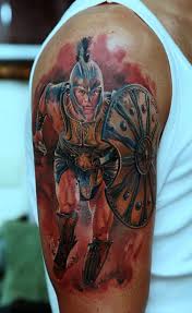 May 30, 2014 by energytattoobali. 30 Fighting Warrior Tattoos Cuded Warrior Tattoos Warrior Tattoo Tattoos