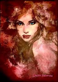 black-woman-portrait-made-from-old-newspaper.. More Conceptual ART...