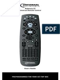 I ordered a replacement remote and also tried a universal remote, but no use. Urc Remote Control Guide Pdf Set Top Box Remote Control