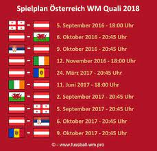 Mar 25, 2021 · österreich wm quali 2022 gruppe f in der analyse. Wm Qualifikation Osterreich 2018 Spielplan Alle Infos
