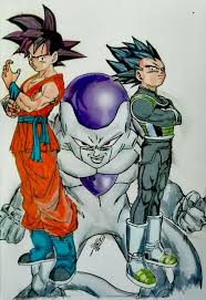Get your children busy with these dragon ball image to color below. Dragonball Z Drawing By Jean Marie Vandaele Artmajeur