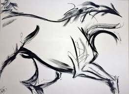 Abstract Black And White Animal Drawings Horse Painting Modern Horse Art Abstract Horse Artwork Black And White Contemporary Art Contemporary Equine H Horse Artwork Abstract Horse Horse Painting