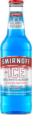 If you and your friends love sweet fruity vodka drinks. Smirnoff Ice Red White Berry Origlio Beverage