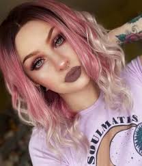 Pink Synthetic Lace Front Wigs Collection
