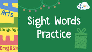 We have lots of activity sheets about many different topics. Sight Words Practice 3rd Grade Worksheets Kids Academy Youtube