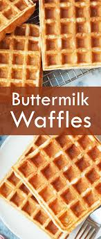 Buttermilk Waffle Recipe An Easy Classic Simplyrecipes Com Recipe Buttermilk Waffles Waffle Recipes Buttermilk Waffles Recipe