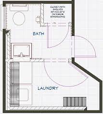 Laundry room on main level house plans eliminate the inconvenience of having to run up and down basement stairs (where the washer and dryer are often located) to wash clothes by placing the facilities on the ground floor. Bathroom Laundry Room Combo Layout Ecsac