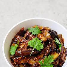 Szechuan Eggplant With Eggplant Shallots Minced Garlic Chilli Sauce Soya Sauce White Vinegar Cornflour Szechuan Eggplant Recipe Eggplant Recipes Recipes