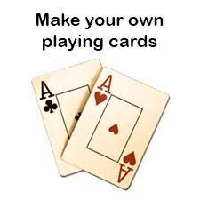 But give your reading subjects a choice of decks. Do You Want To Make Your Own Playing Cards Download The Blank Playing Card Template Pdf Below Blank Playing Cards Make Playing Cards Printable Playing Cards