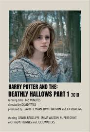 The protagonist who is called harry potter will be having some very powerful abilities harnessed by a magical wand. Harry Potter And The Deathly Hallows Part 1 By Millie Harry Potter Poster Harry Potter Movie Posters Deathly Hallows Part 1