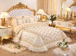 Venedik Cream Bed Decor Bed Cover Sets Bed