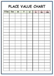 Place Value Charts To 1000 Worksheets Teaching Resources Tpt