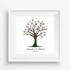 Eine hochzeit oder eine taufe. Gastebuch Hochzeit Fingerabdruck Leinwand