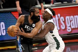 Giannis leads the milwaukee bucks past the brooklyn nets and onto the eastern conference finals with 40/5/13. Wmjeahmhgzuf M