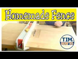 Homemade Table Saw 1 Fence Build And Alignment Youtube Diy Table Saw Fence Table Saw Diy Table Saw