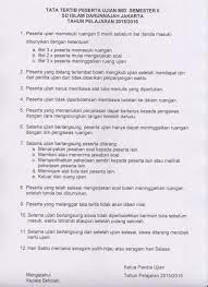 Contoh Soal Ujian Pondok Pesantren Guru Galeri