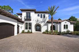 White Stucco House
