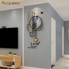 Ships free orders over $39. Meisd Vintage Clocks Wall Home Decor Creative Retro Watch Pendulum Silent Modern Living Room Decoration Horloge Free Shipping Wall Clocks Aliexpress