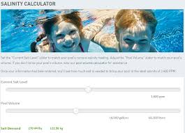 Swimming Pool Salt Calculator