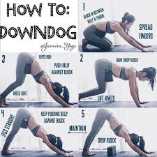 Downward Facing Dog Is A Shoulder And Hamstring Opener Strengthener That Also Works Your Core It Is Extremely Be Easy Yoga Workouts Yoga For Beginners Workout