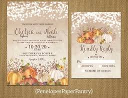 Romantic Pumpkin Rustic Fall Wedding Invitationorange Etsy In 2020 Rustic Fall Wedding Fall Wedding Invitations Rustic Bridal Shower Invitations
