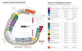 New York Yankees Stadium Virtual Seating Chart Yankee