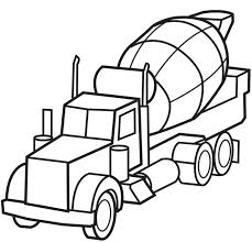 Cement Truck Coloring Page Coloring Book Cars Coloring Pages Truck Coloring Pages Free Coloring Pages