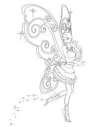 Her full name is barbie millicent roberts. Coloring Page Barbie Fairy