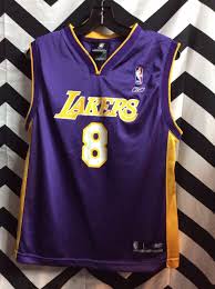 With reps from the swoosh saying they'll honor the lakers legend all week with special programming and merch. Reebok Basketball Jersey Lakers Kobe 8 Striped Side Design Boardwalk Vintage