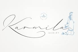 You can also choose custom font and background colors. Karmila Script By Alcode Available For 17 00 At Fontbundles Net Signature Fonts Ipad Lettering Lettering Practice