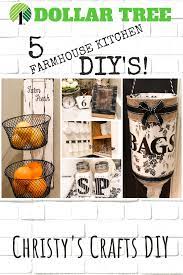 This diy is from the dollar tree blog itself! Farmhouse Kitchen Diy S Dollar Tree Diy Crafts Diy Dollar Tree Decor Dollar Store Diy