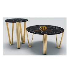 Colors for smart round marble top coffee table. Luxury Black Marble Top With Golden Painting Stainless Steel Base Coffee Tables For New Home Decor China Black Marble Side Table Marble Topped Coffee Table Made In China Com