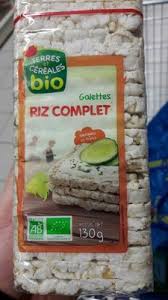 Galettes Riz Complet Terre Et Cereales Bio Points Ww