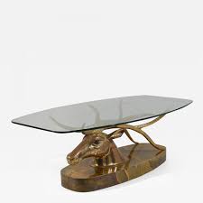 Which is, actually the wayfair living room! Jacques Duval Brasseur Very Rare Deer Coffee Table