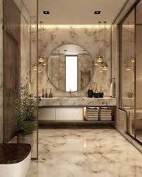 Gather ideas and inspiration for traditional bathroom designs, and prepare to install an elegant bathroom design in your home. 25 Elegant Bathroom Lighting That Enhance Your Bathroom S Elegant Appeal Godiygo Com Latest Bathroom Designs Top Bathroom Design Elegant Bathroom