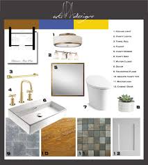 Assignment 9 Bathroom Mood Board Interior Design Institute Interior Design Presentation Interior Design Mood Board