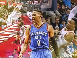 Russell westbrook of the oklahoma city thunder reacts after a dunk against the charlotte hornets during their game at spectrum center on november 1,. Russell Westbrook S Best Dunks Ever