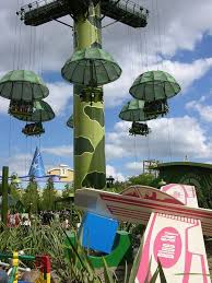 Toy Story Playland Parachut Drop Disneyland Paris Rides Disney Paris Hollywood Studios Disney